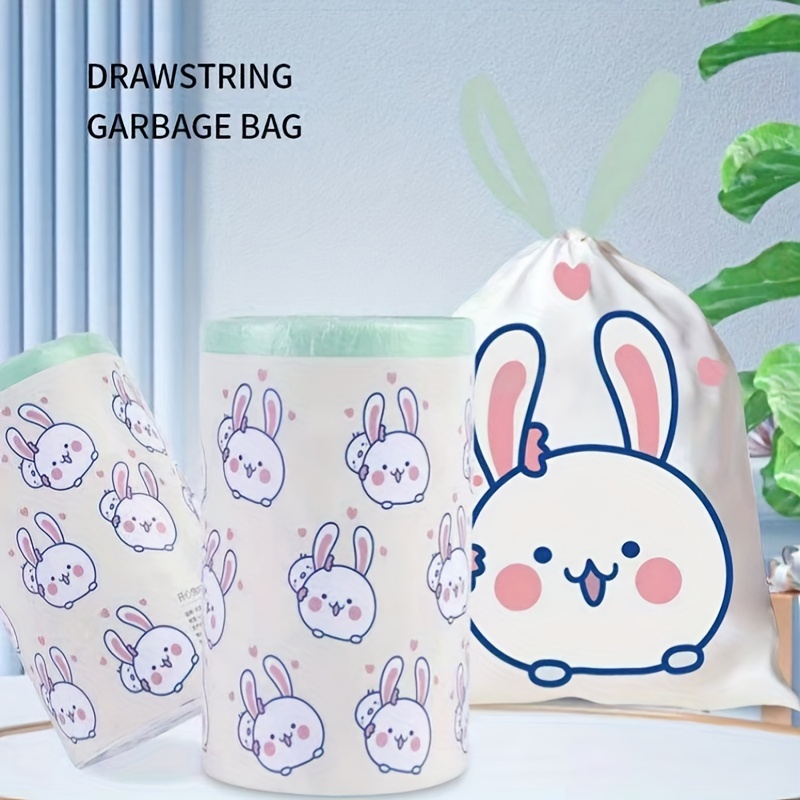 75pcs Household/office Trash Bag With Drawstring Closure