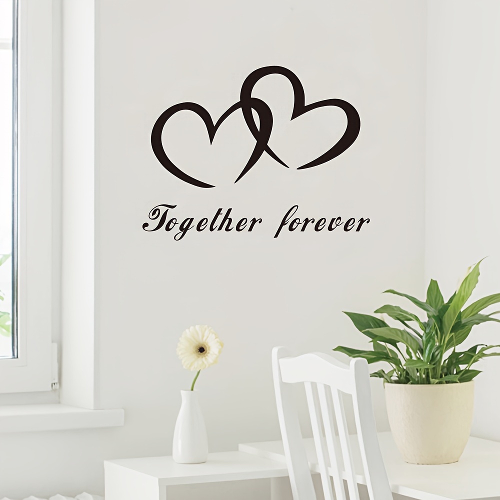 Mini Hearts Shaped Wall Stickers Diy Removable Little Hearts - Temu