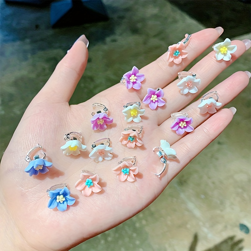 20PCS Mini Lily Flower Hair Clips Wedding Bridal Accessories