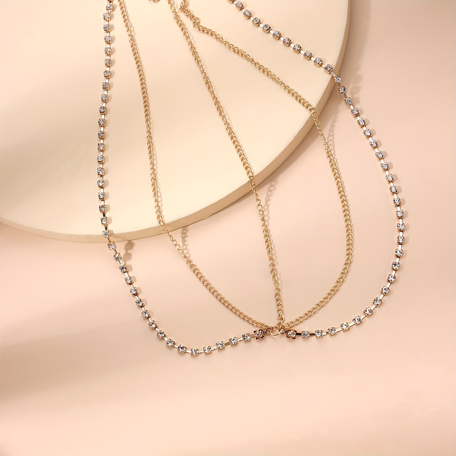 Bohemian Rhinestone Head Chain for Wedding Prom Party