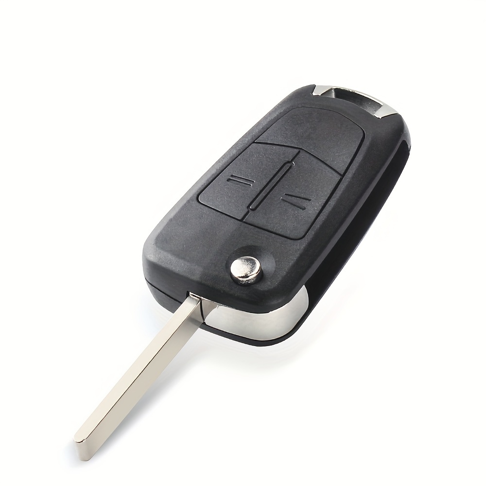 2pcs voiture pliante à distance clé coque, 2-3 boutons flip pliant clé  couvercle pour Ch-evrolet Vauxhall Opel Astra Insignia