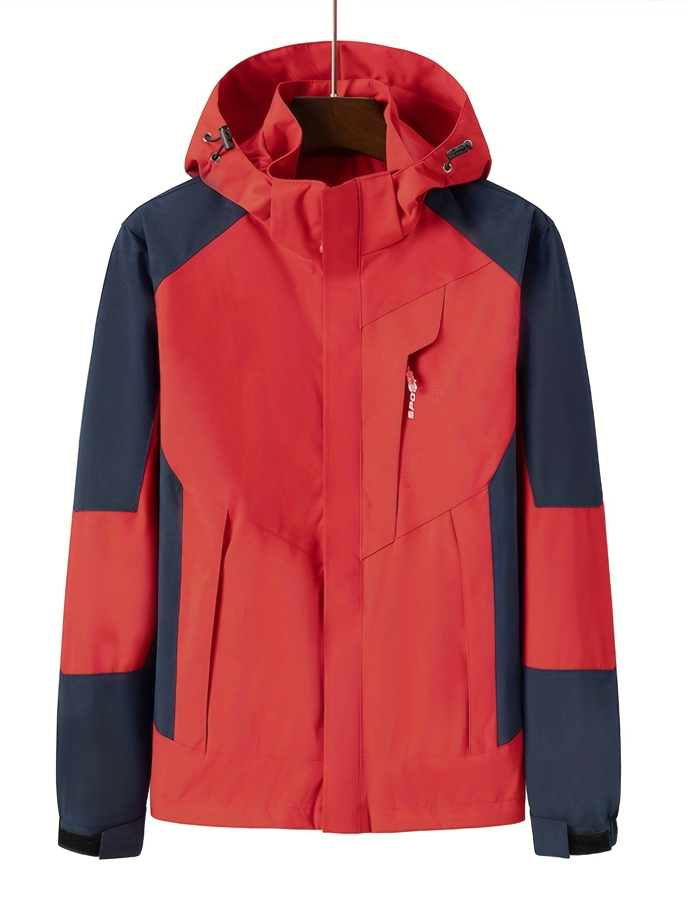 Men's Soft Shell Hooded Jacket: Windproof Waterproof Jacket - Temu