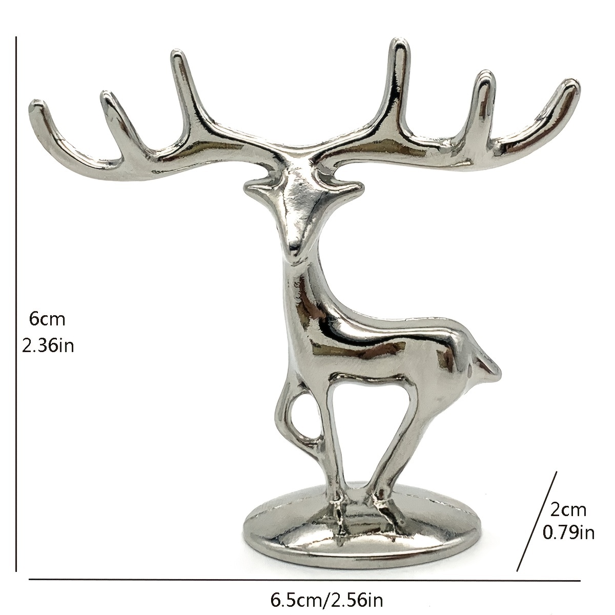 1pc Creative Zinc Alloy Deer Statue Ornament For Tissue Box - Temu