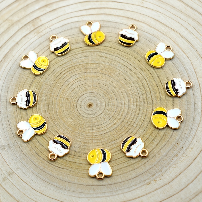 Some Polymer Clay Bee Earrings : r/jewelrymaking