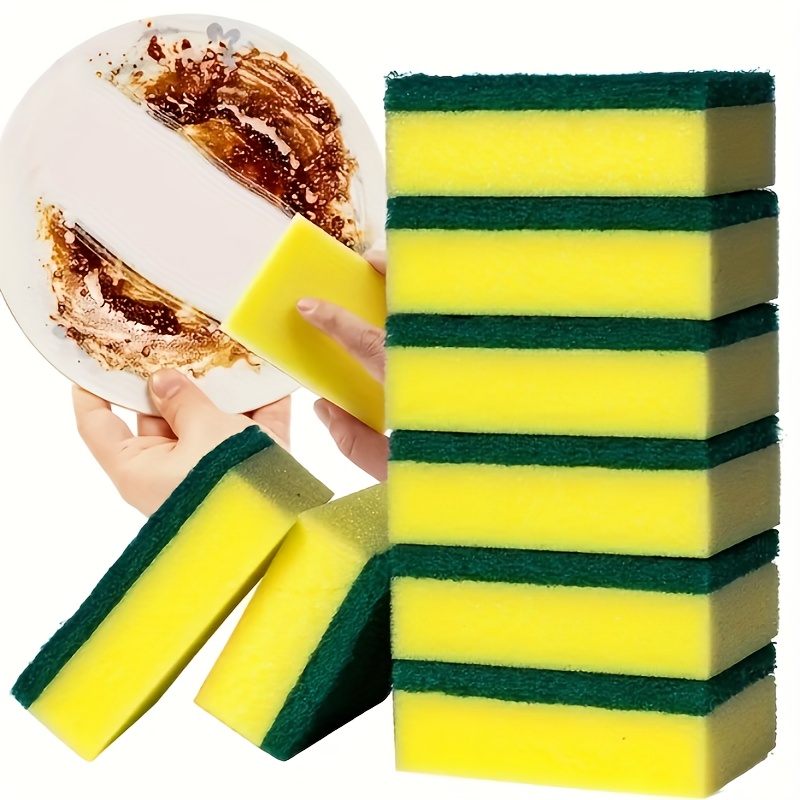Kitchen Cleaning Sponge,Eco Non-scratch for Dish,Scrub Sponge (Pack of 50)  