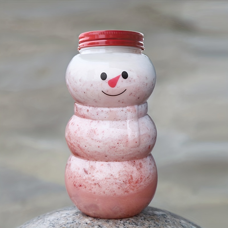 Plastic Juice Bottles With Plastic Juice Bottle Snowman - Temu