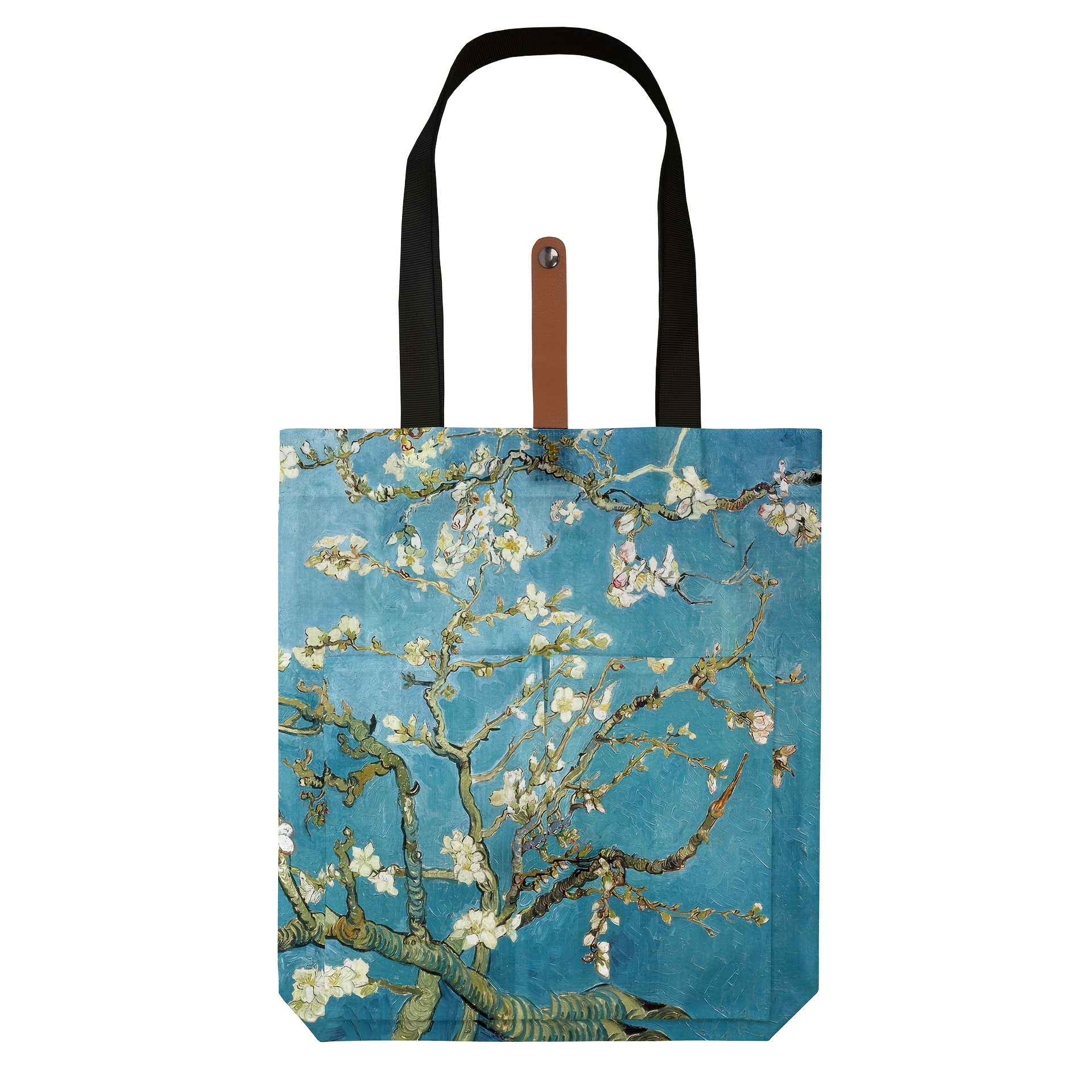 Print Foldable Shopping Bag Large Capacity Polyester - Temu Canada