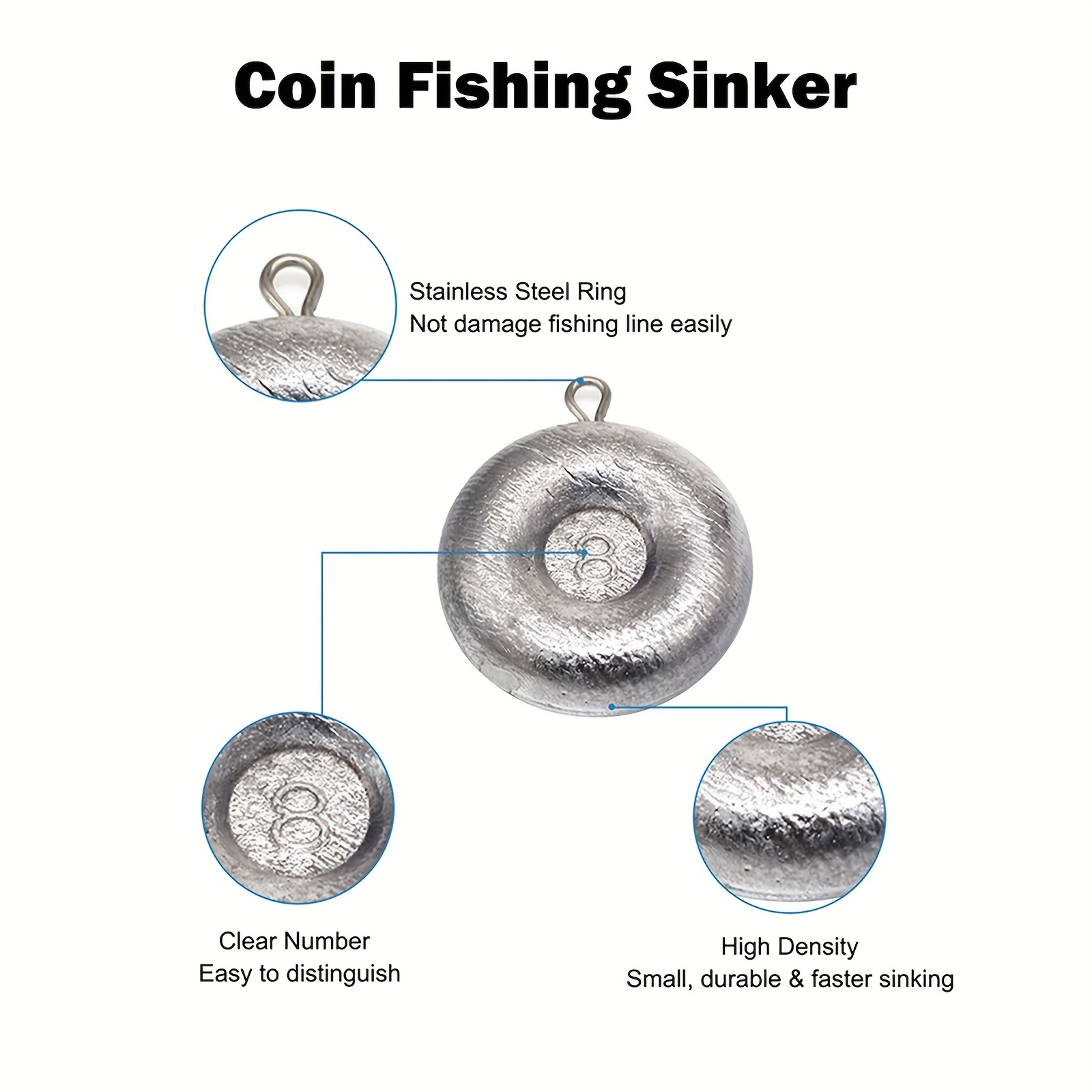 Disc Fishing Sinkers - Temu