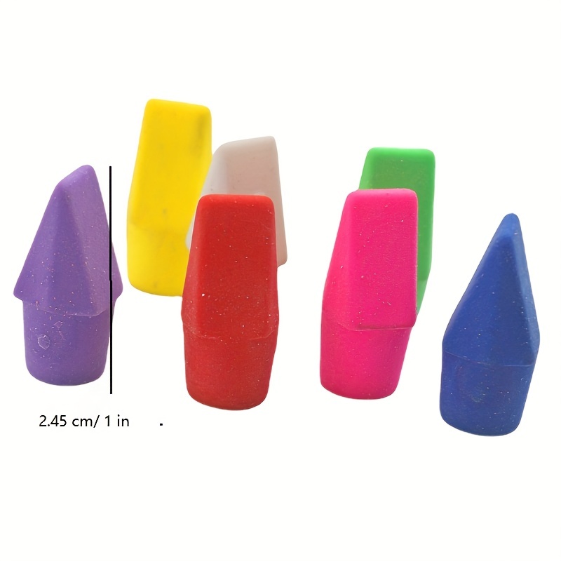Sooez 120 Pack Pencil Erasers, Pencil Top Erasers Cap Erasers Eraser Tops Pencil Eraser Toppers Eraser Studying Supplies for Teachers Eraser Pencil