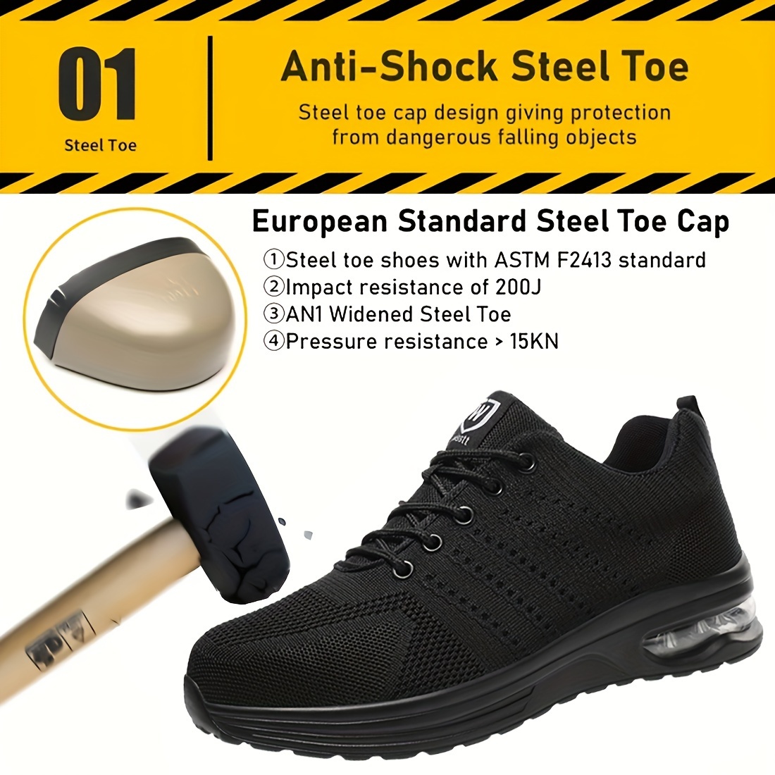 Steel Toe Sneakers For Men Indestructible Steel Toe Shoes Summer