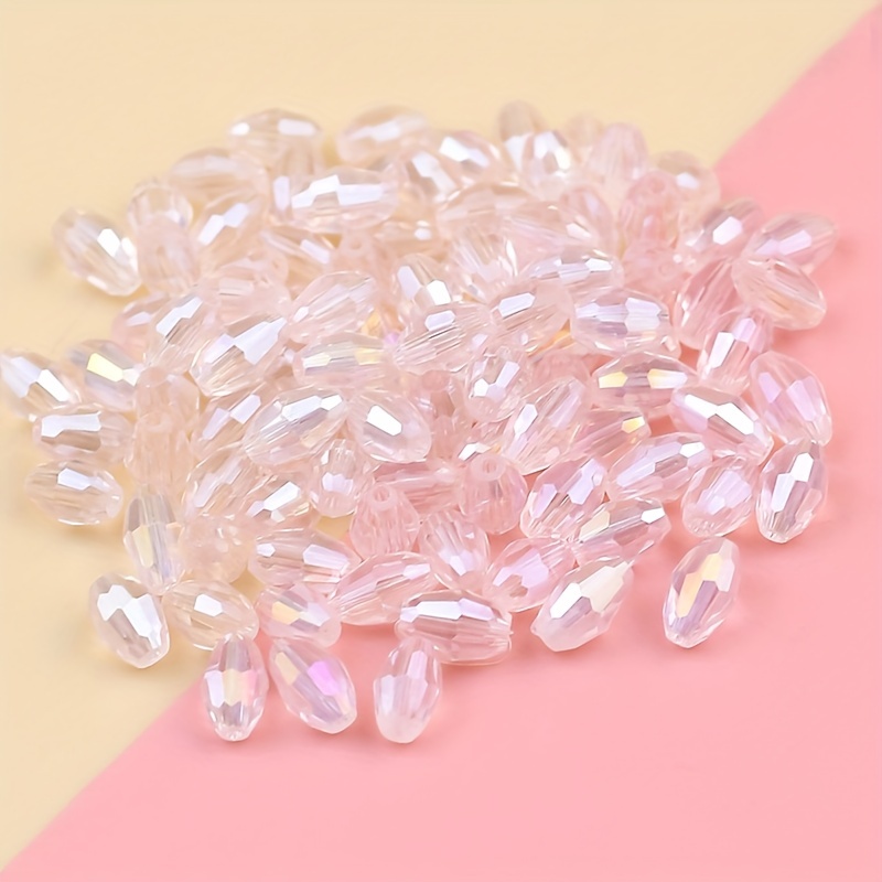 Ab Color Natural Beads Faceted Cube Loose Spacer Beads - Temu