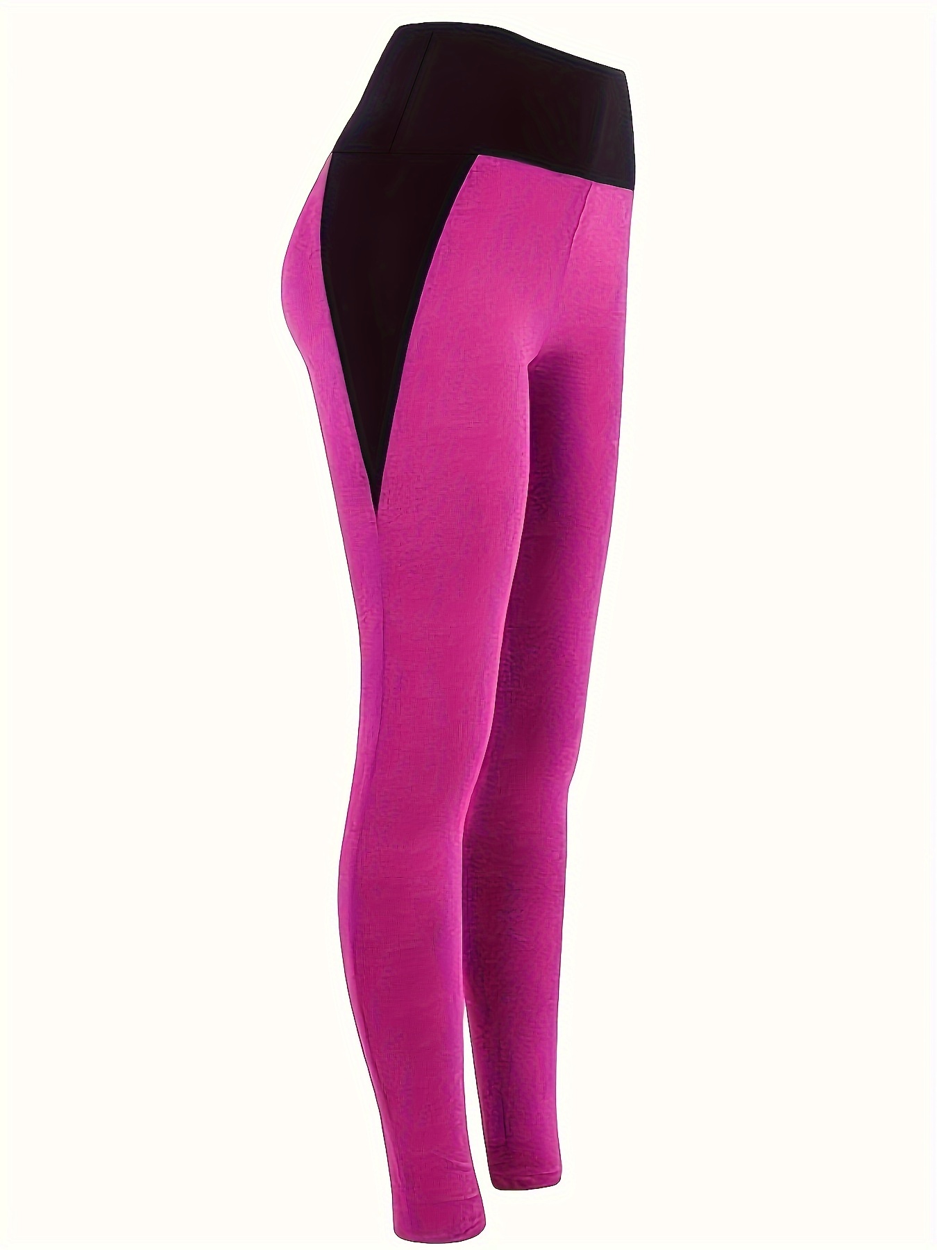 Two Tone Color High Waist Yoga Sports Legging Butt Lifting - Temu