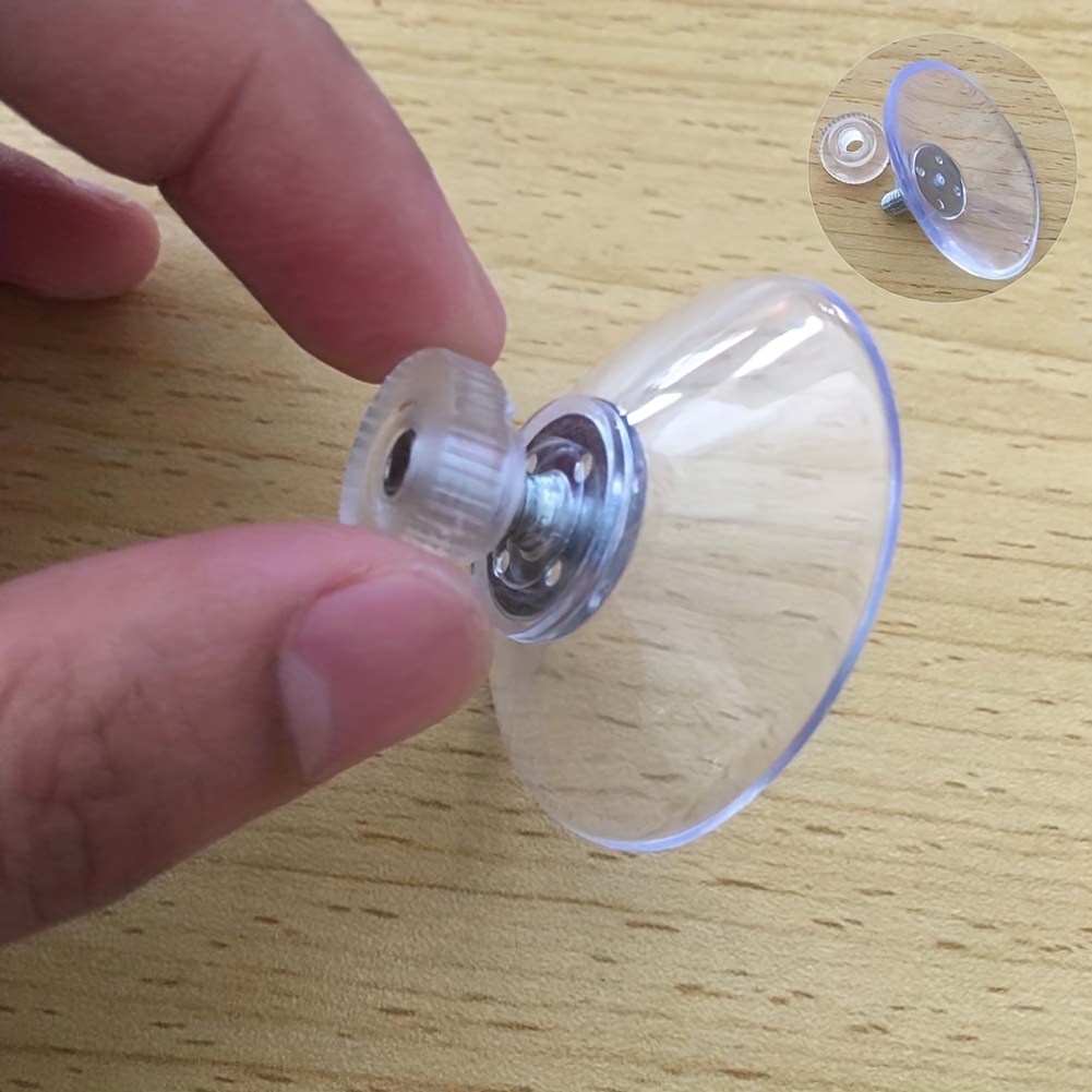 Herefun Suction Cup - 20 Packs 45mm Clear Plastic Sucker Pads