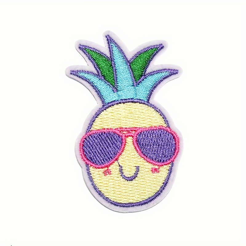 2pcs Exquisite Fruit Embroidery Stickers For Men, Cartoon Grape Embroidery  Stickers For Clothes Pants