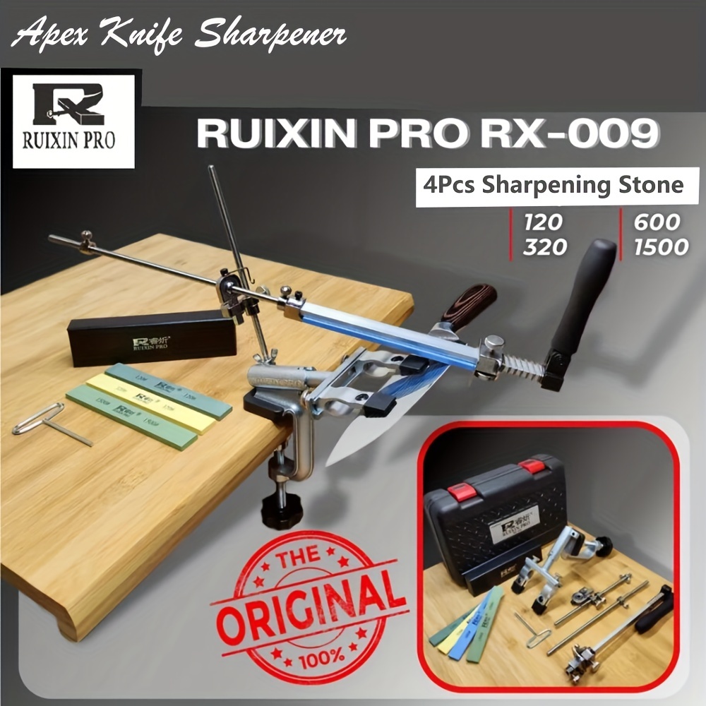 2023 New Upgraded Version Ruixin Pro RX009 Aluminium Alloy Knife Sharpener  System 360 Degree Flip Constant Angle Grinding Tools