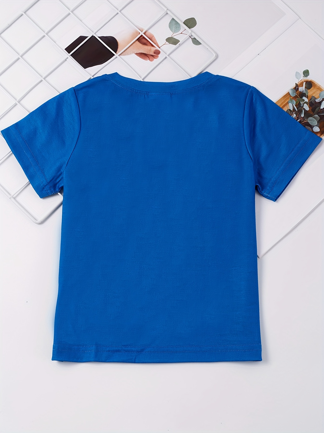 Women's Plain Round Neck T-shirt Royal Blue