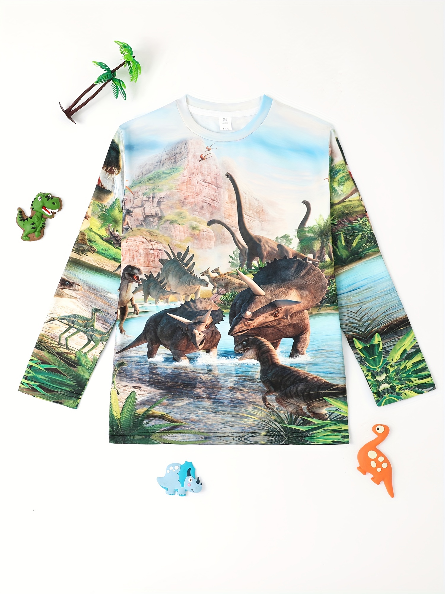 Christmas Fish Dinosaur Print Boys Meaningful T shirt Cool - Temu