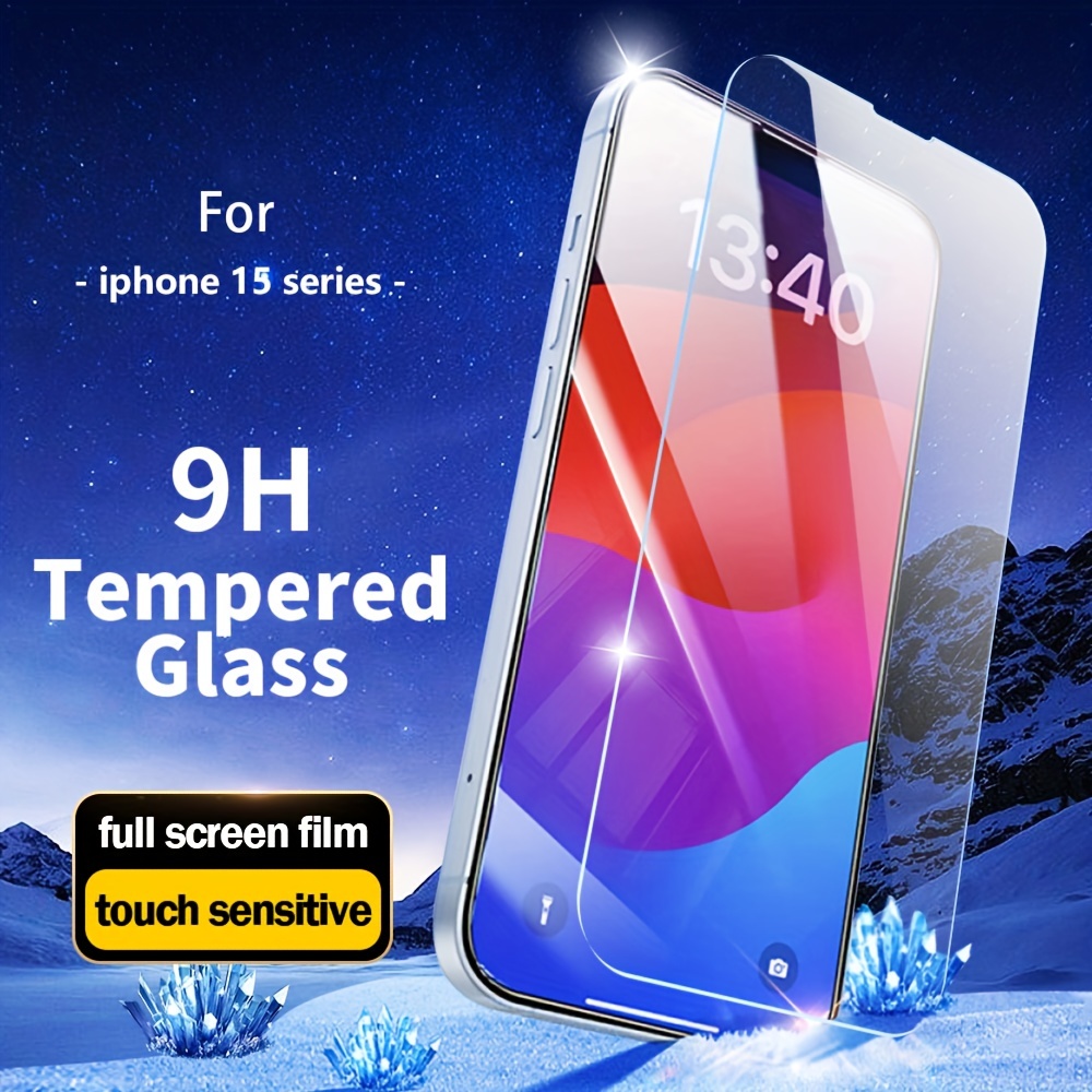 Para iPhone 15 Plus / 15 Pro Max 0.26mm 9H 2.5D Película de vidrio templado