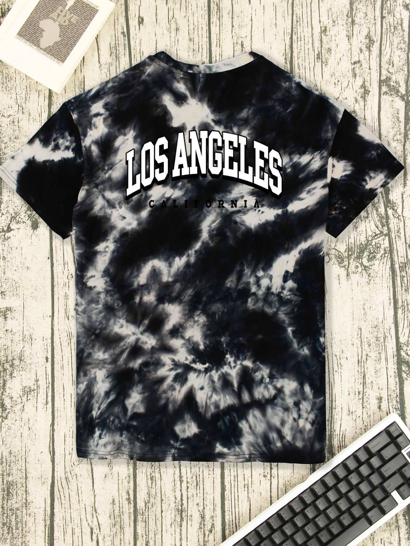 Yfashion Men Summer Loose T-shirt Los Angeles Lakers Kobe Printing Tops  Large Size Short Sleeves T-shirt color