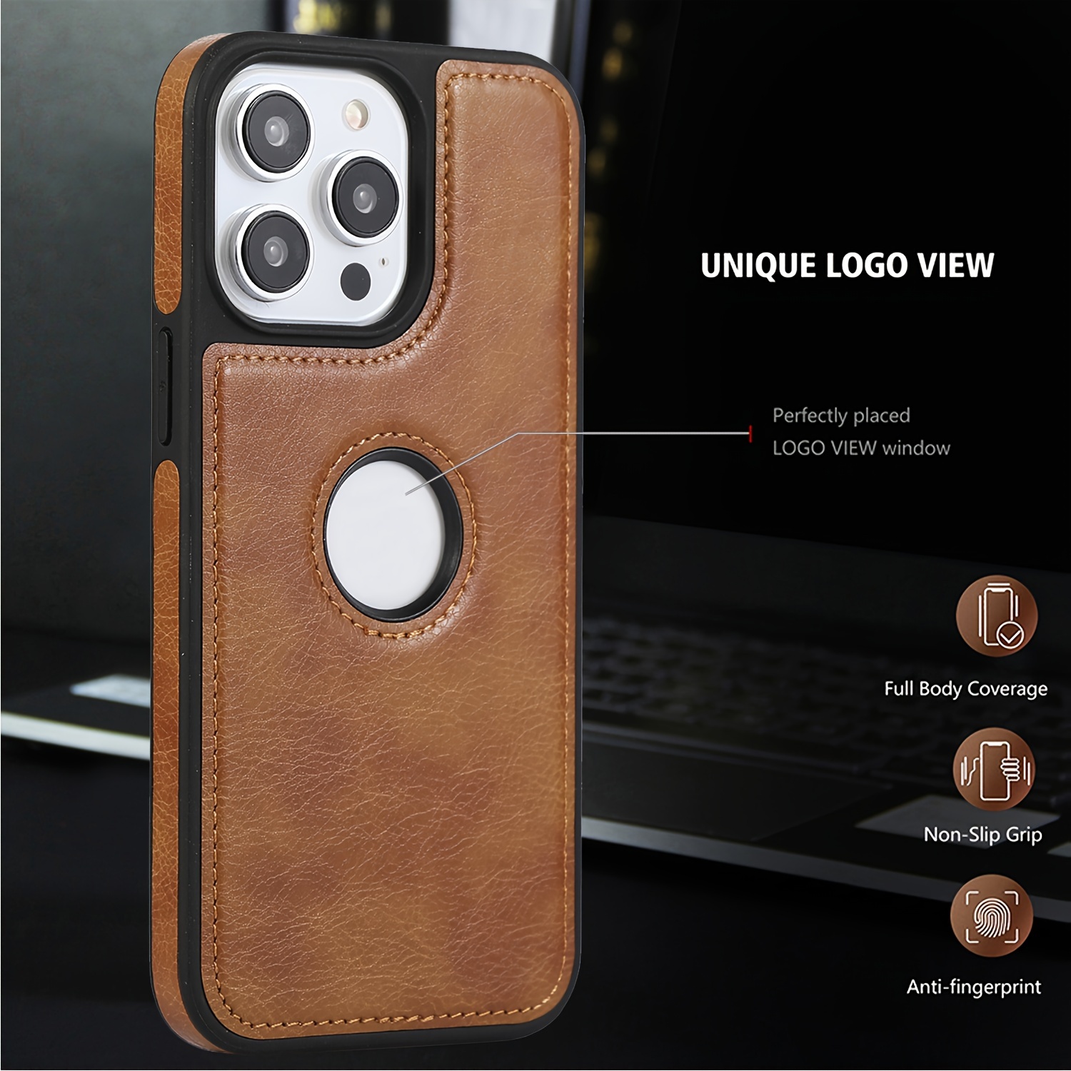  Square Designer Luxury Case for iPhone 13 pro max Leather with  Wristband Strap Hand Holder Ring Kickstand Silicone Shockproof Protective  Bumper Trunk Box for Women Girls (Brown, iphone 13 Pro Max) 