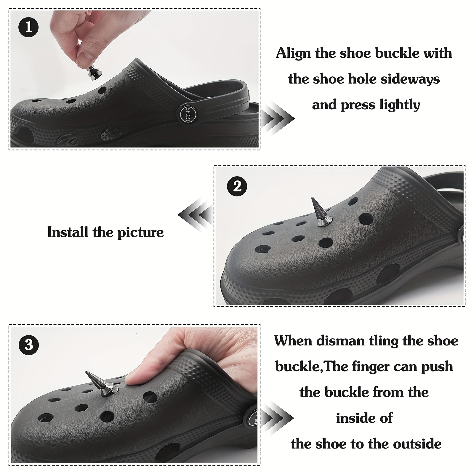  22PCS Number Croc Charms for Clog Sandals Shoe
