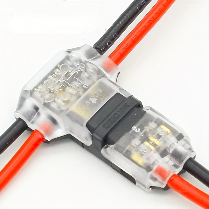 2023,12pcs Connecteurs de câble en T, connecteur de fil électrique