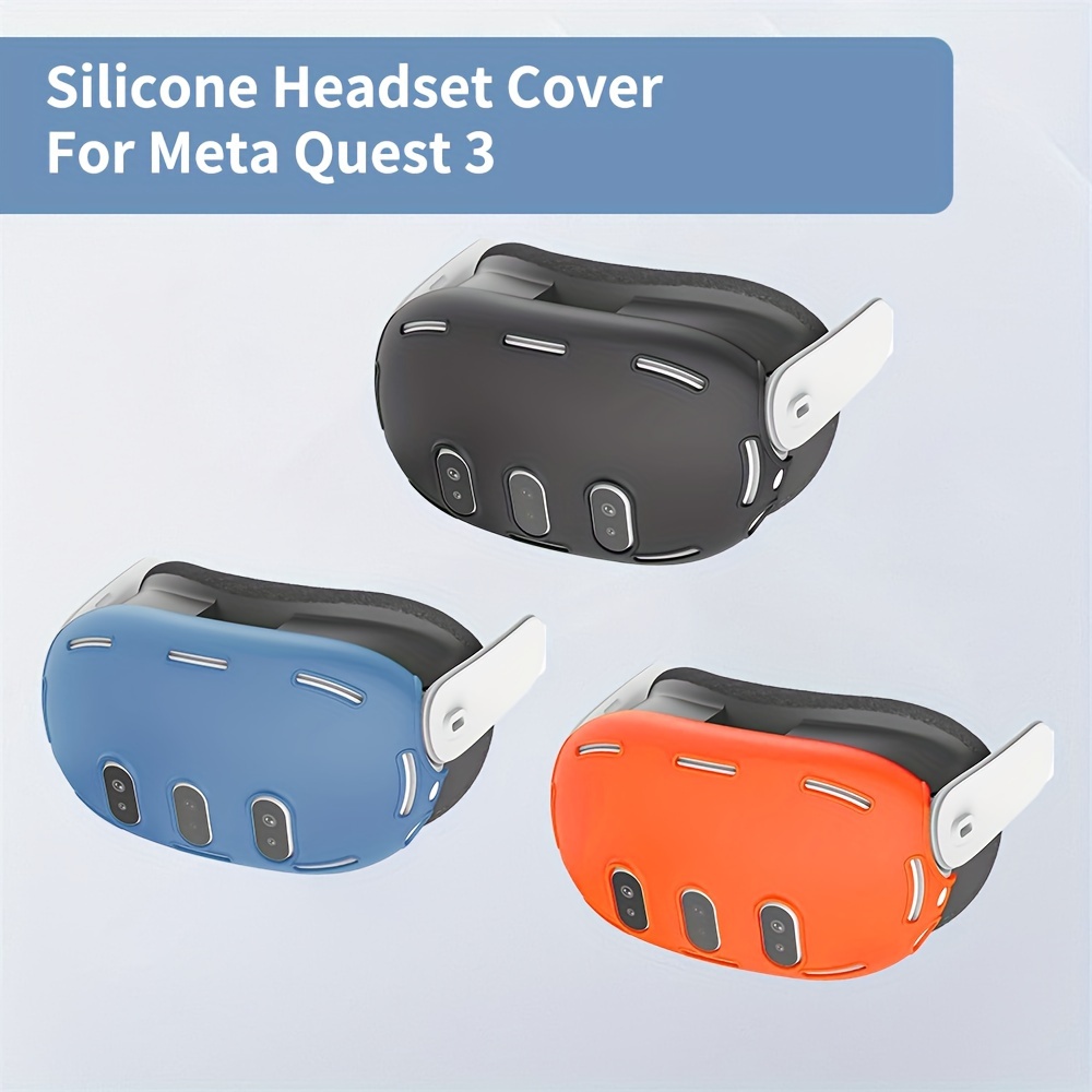 Cubierta protectora de mango para controlador Meta Quest 3, funda de  silicona, Protector de agarre Rocker anticaída para Oculus Quest 3,  accesorios