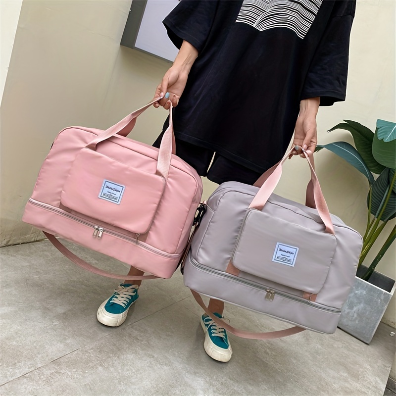 Men's Travel Duffle Bag, Large Capacity Portable Handbag Overnight Bag For  Men Women, Luggage Bag Waterproof Casual Men's Foldable Travel Bag - Temu  Bahrain