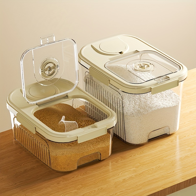 Rice Bucket Kitchen Food Storage Box 5KG Sealed Jar Cereals Bucket