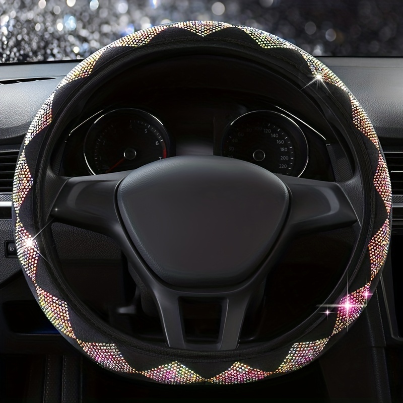 Glam steering wheel deals cover