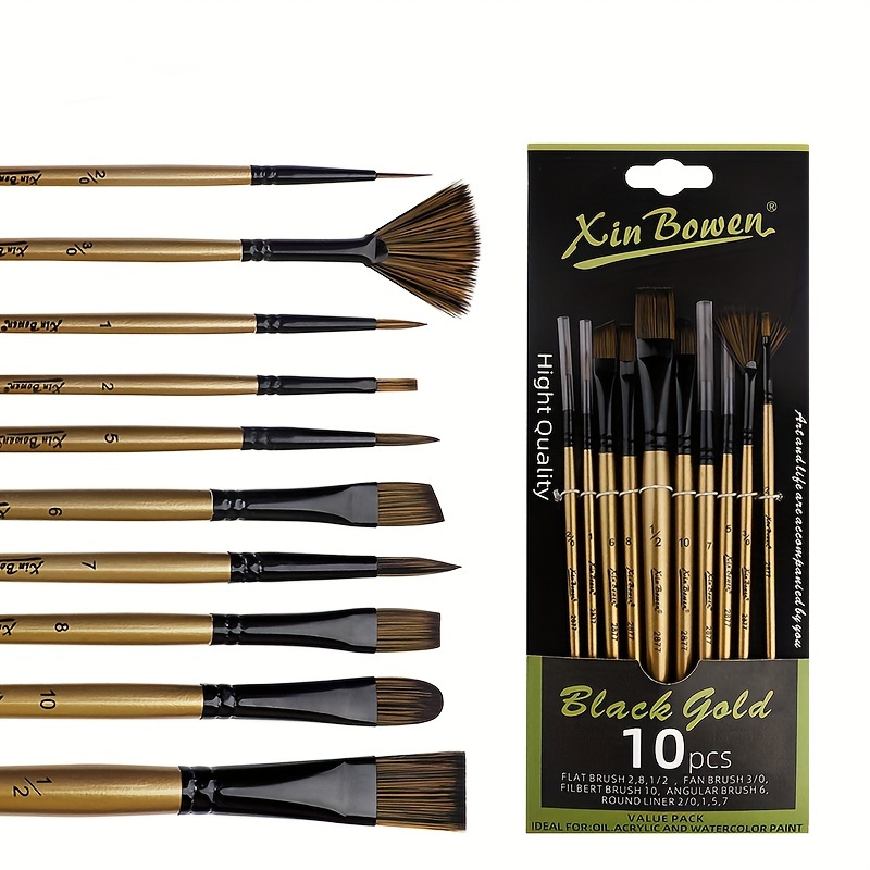 Water-soluble Color Brushes, Compatible With All Watercolor Paints