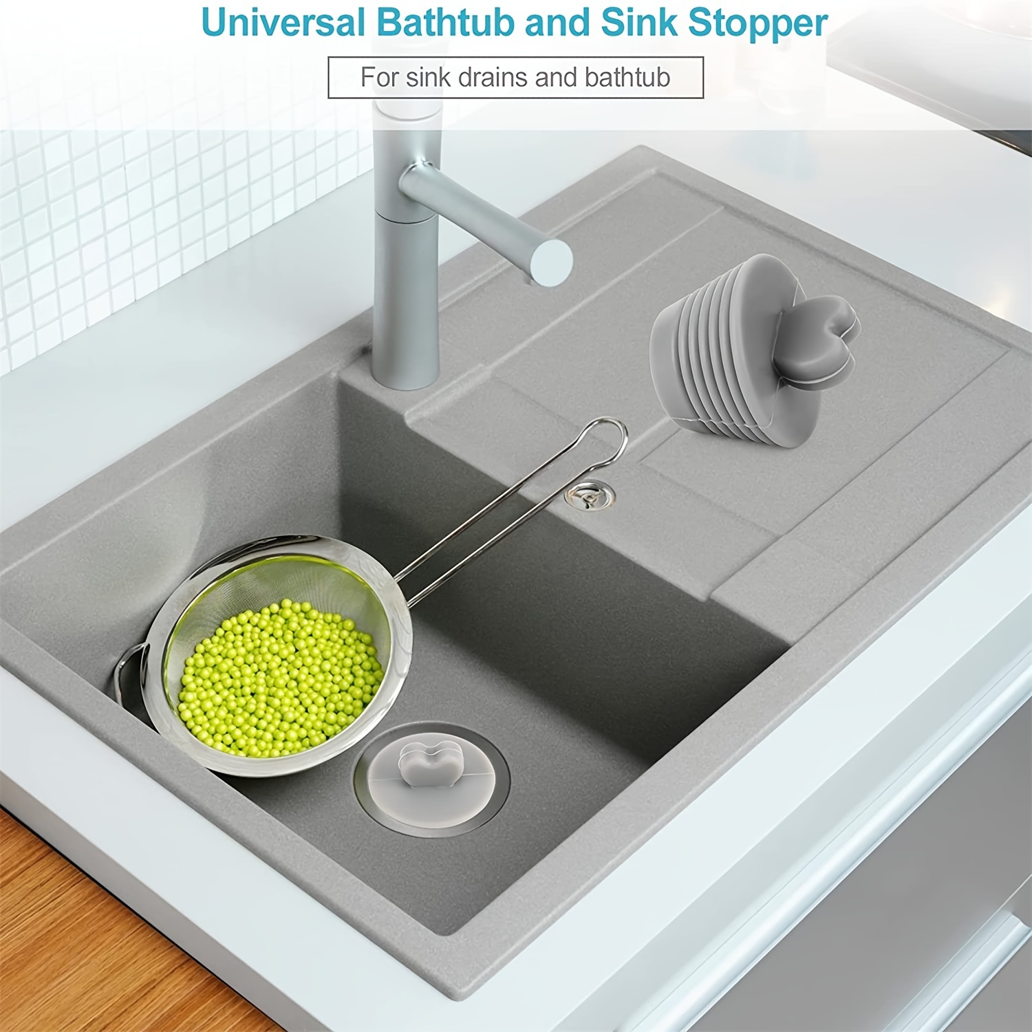 Stopper Bath Plug Universal Drain Plug Silicone Bathtub Stopper Tub Stopper