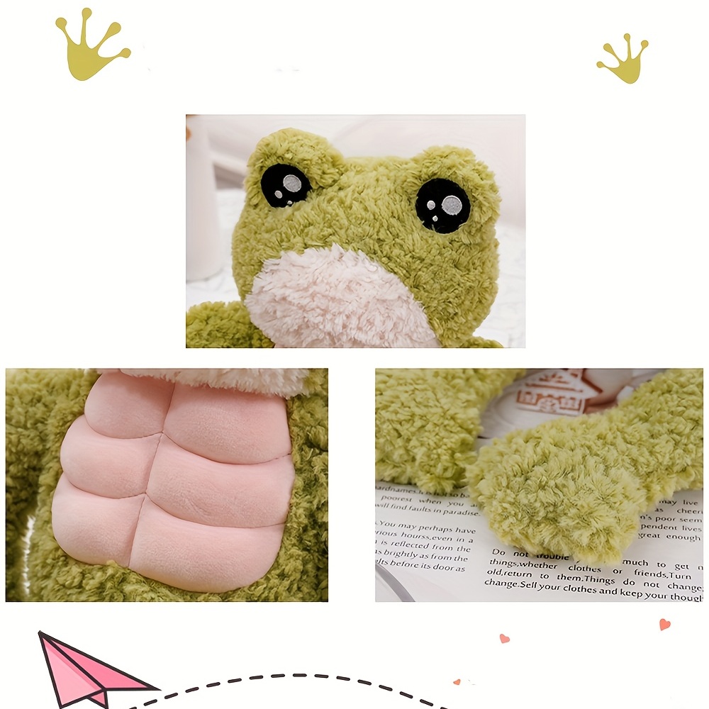 Muscle Frog Pillows Muscle Frog Doll Plush Toy Cushions For - Temu
