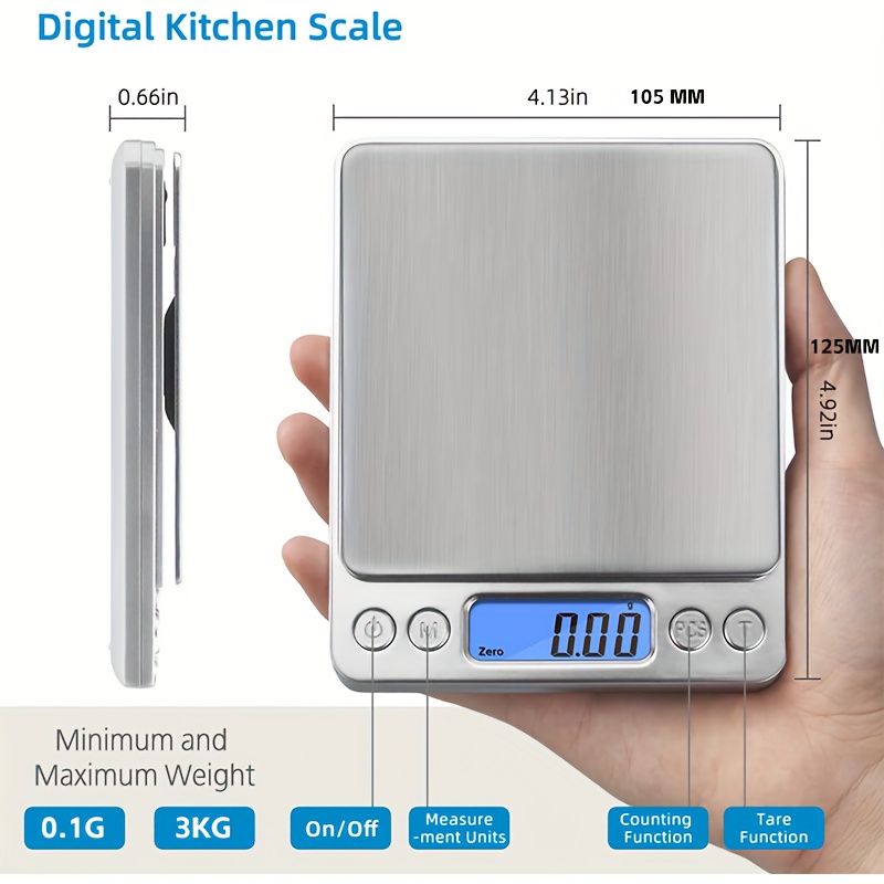 Digital Kitchen Scale small Jewelry Scale Food Scales - Temu United Arab  Emirates