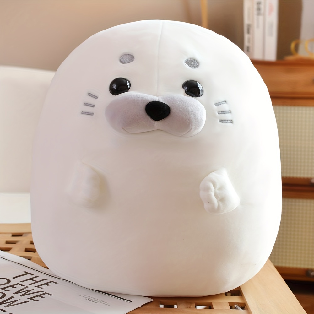 round chubby seal plush toy animal plush toy soft plush toy Temu Canada