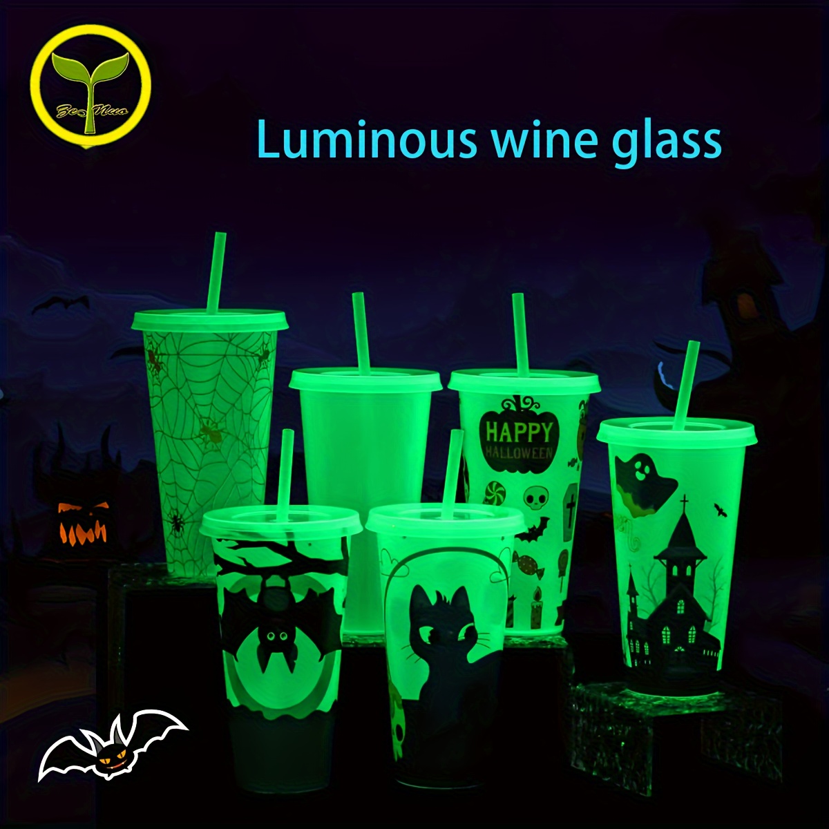 1pc Light Up Cups, Glow In The Dark Party Supplies, Colorful LED Glowing  Beer Cup For Party, Birthday, Christmas, Disco