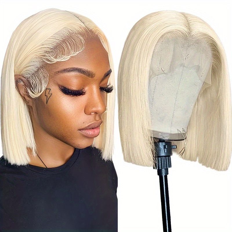 Lace front wig on sale pre plucked bleached knots