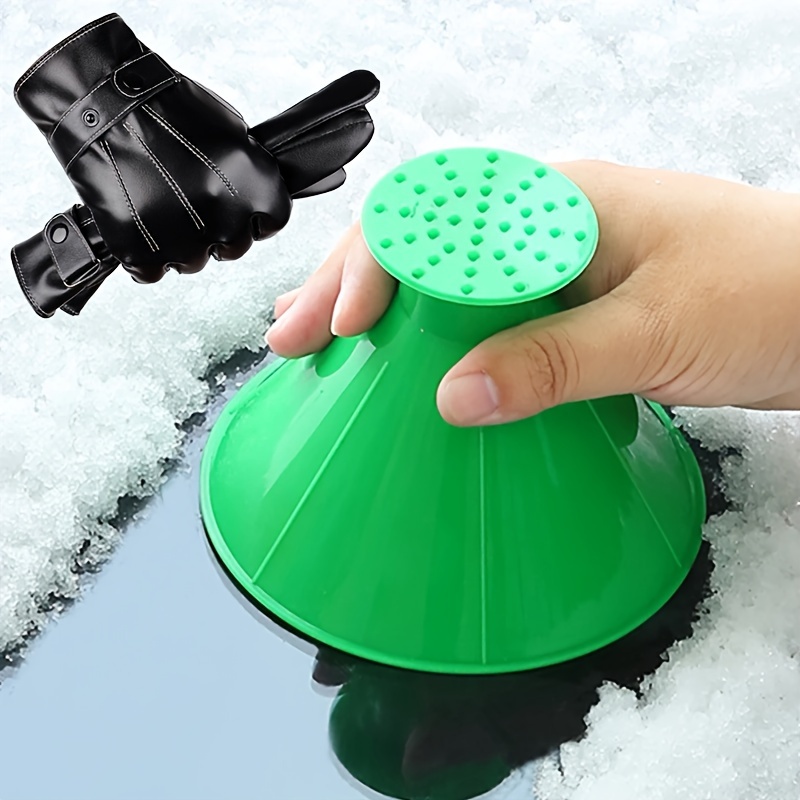 2 In 1 Car  Windshield Ice Scraper And Snow Remover Tool For Window,  Windscreen, And Windshield Deicing New Arrival From Sportop_company, $3.62