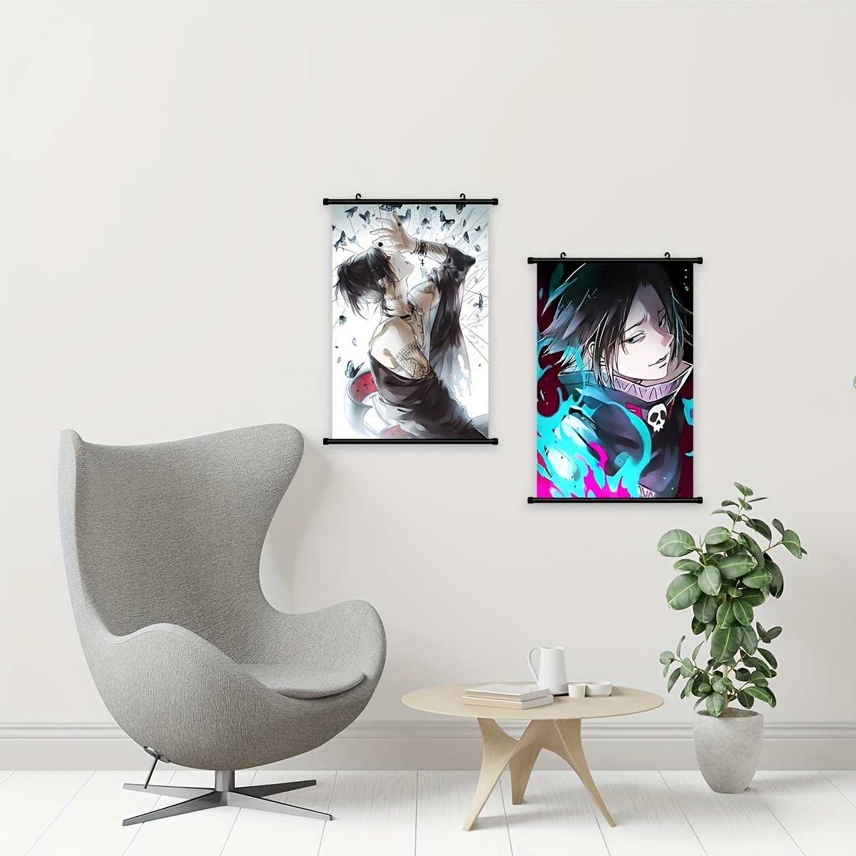 Plastic Hanging Painting,hunter Anime Abstract Wall Paintings,japanese