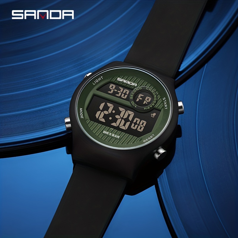 Sanda Relojes Deportivos Hombre Reloj Cuarzo Lujo Reloj Impermeable  Exteriores - Joyería Accesorios - Temu