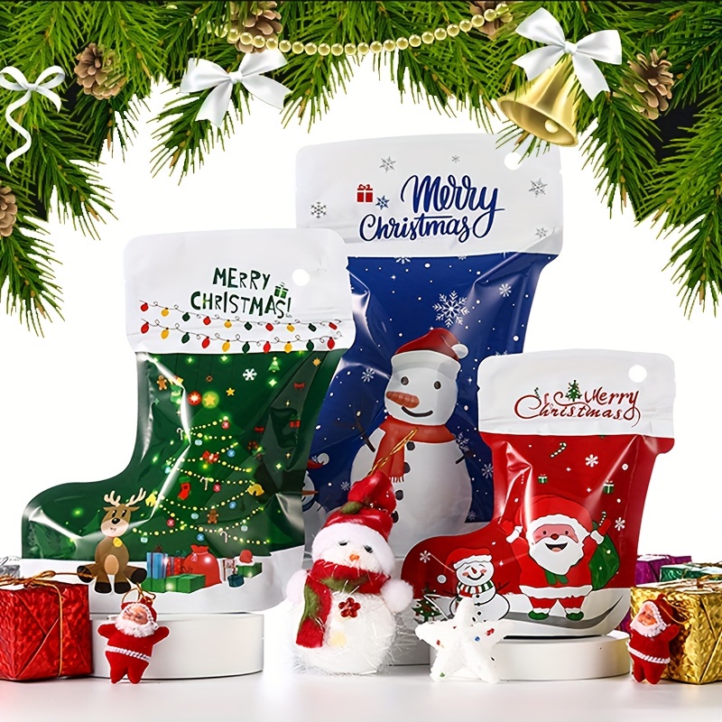 Christmas Decoration Packaging Bag Candy Ziplock Bag - Temu