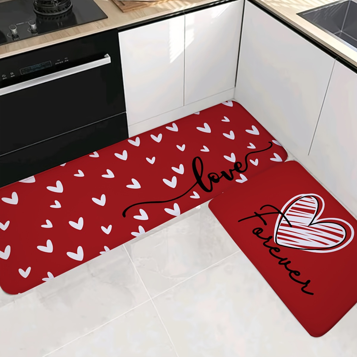 Farmhouse Kitchen Mats Sweet Home Letter Pattern Kitchen Rug - Temu