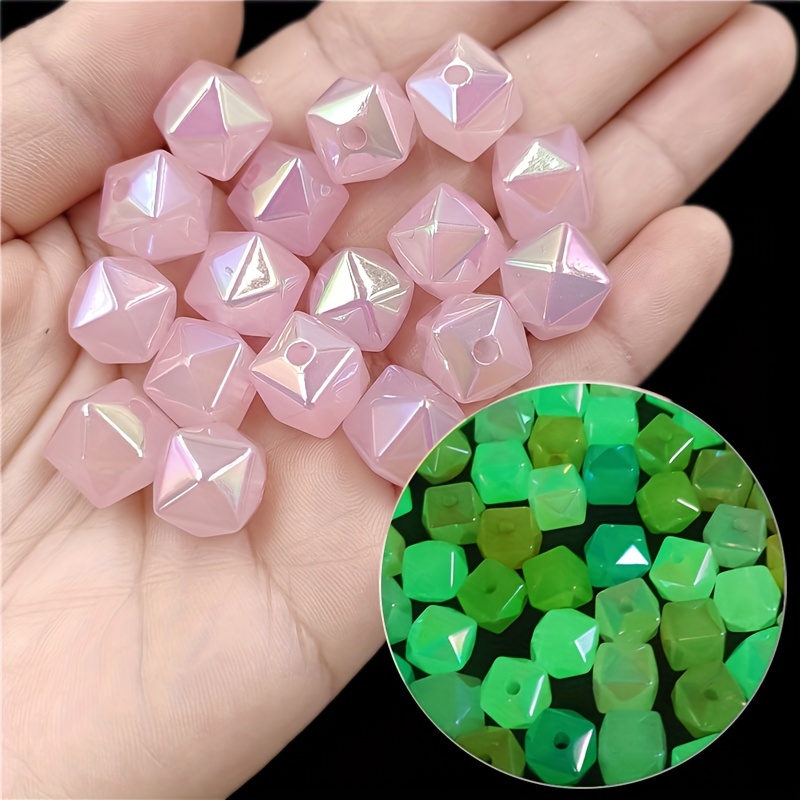 Acrylic Beads for Bracelets Jewelry Making 12mm, Jelly color