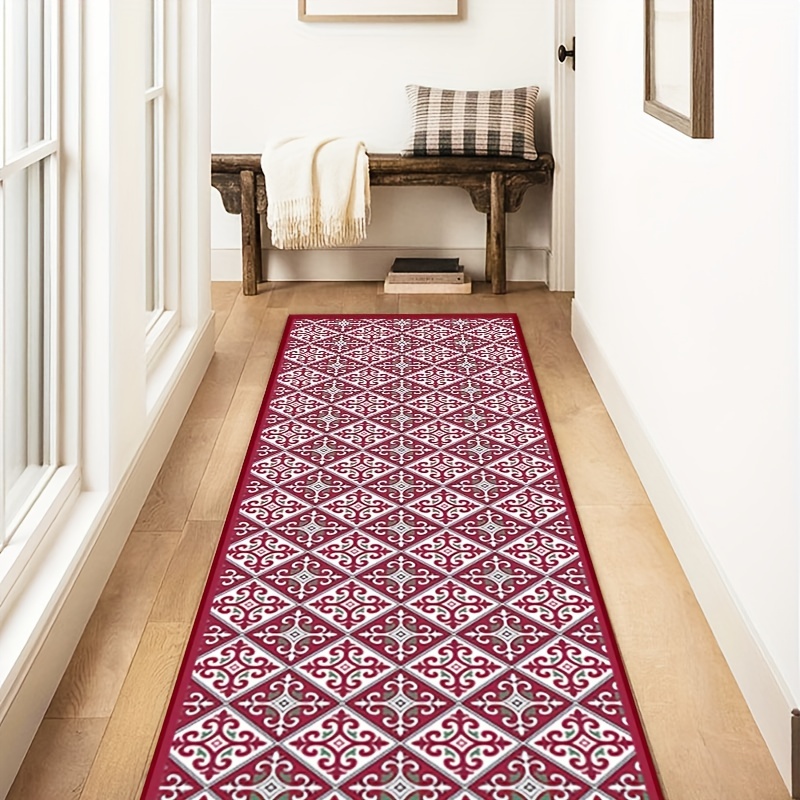 Moroccan Art Extra Long Corridor Rug Bohemian Floor Mat