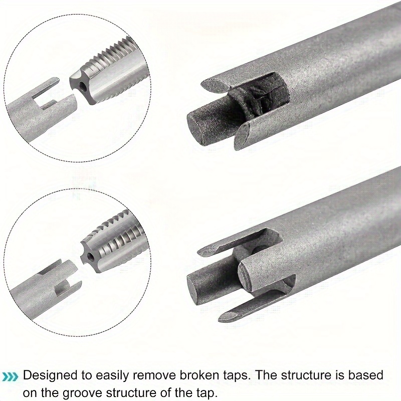 5個の高速鋼折れたタップ抜き取り器折れたタップ除去ツールキット