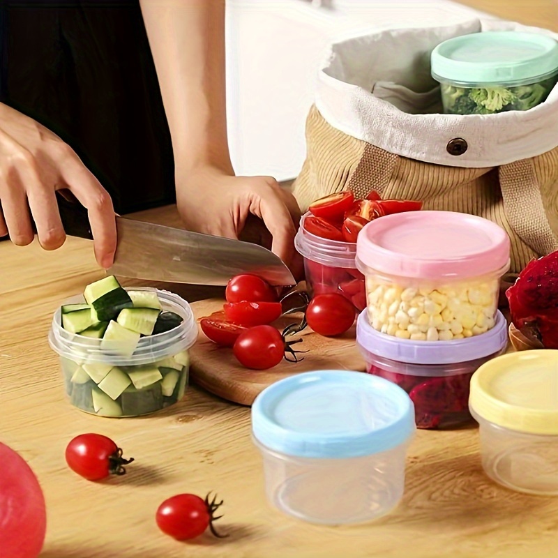 Reusable Salad Dressing Container with Lids Dipping Sauce Cups