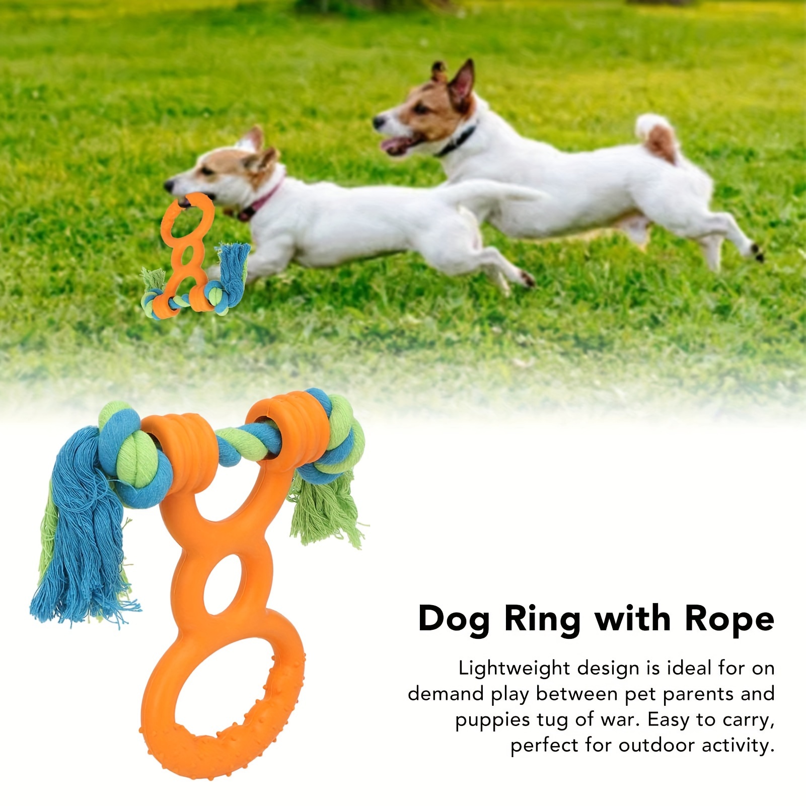 Braided Ring Dog Toy