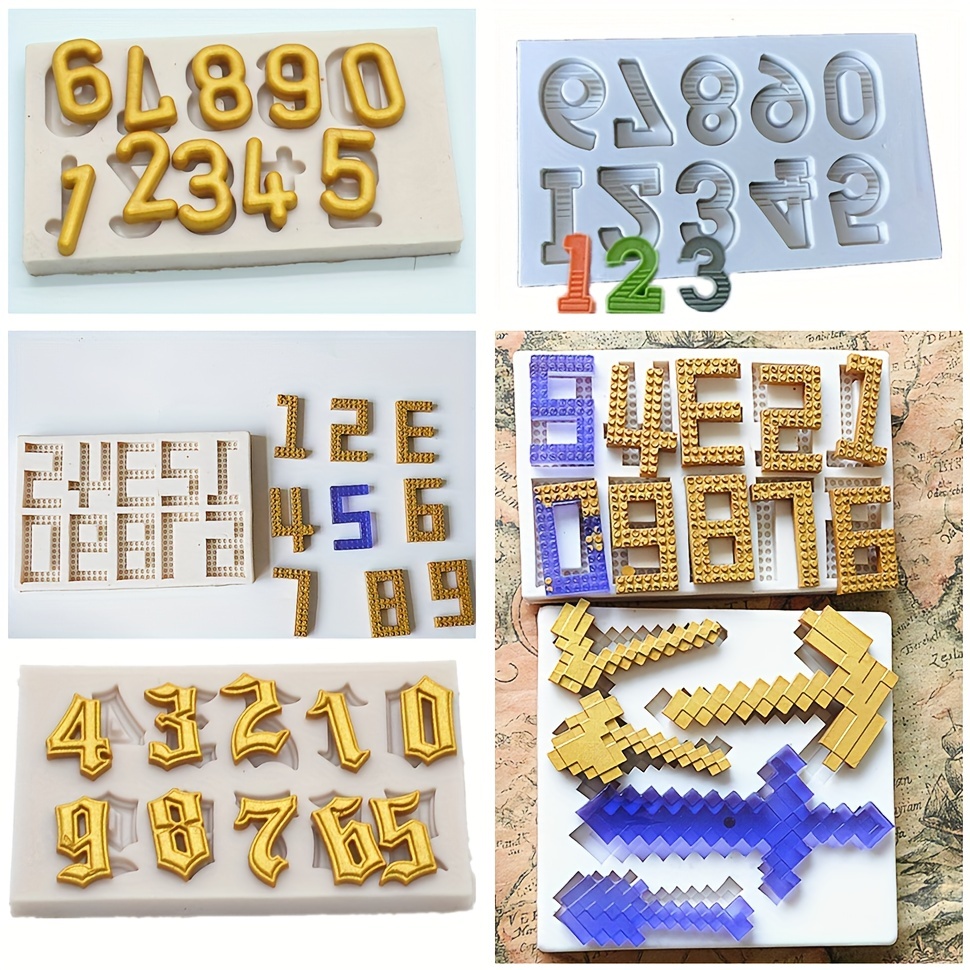 Stampi in silicone per lettere 1pc per cioccolato, stampi per lettere in  rilievo fondente per fai da te/festa/cucina fatti a mano/casa/bambini