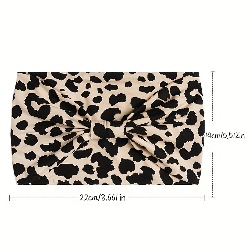 Stylish Leopard Print Headband Women Perfect Yoga Fitness - Temu