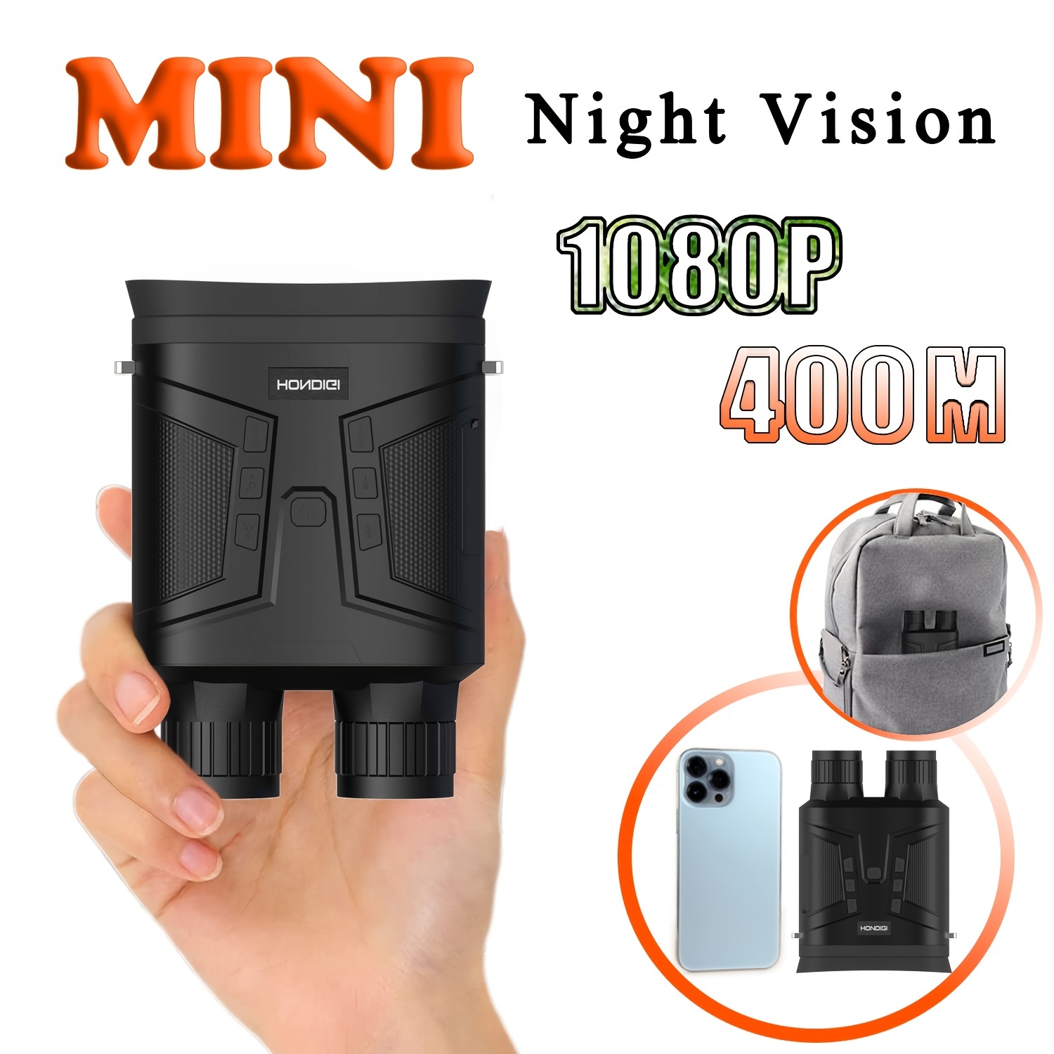 CREATIVE XP Digital Night Vision Binoculars for Complete Darkness -  GlassCondor Pro Infrared Night Vision Goggles for Hunting, Spy and  Surveillance Black 